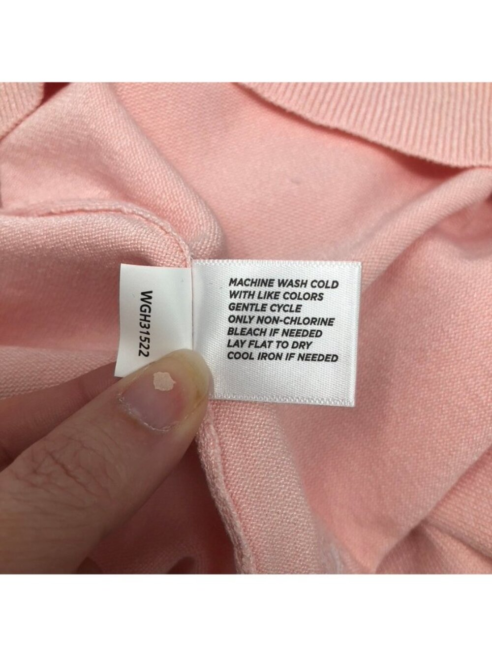 NWT Lady Hagen Pink Knit Polo Size L - Picture 6 of 6